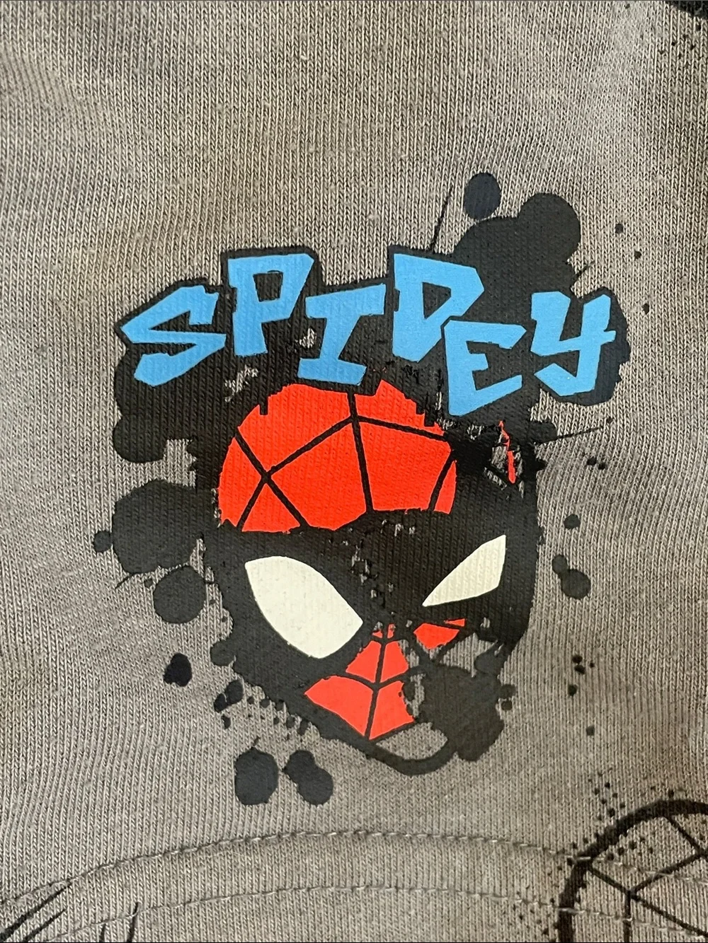 Red Spider-Man Kids Tee with 2 Matching Shorts bundle Set